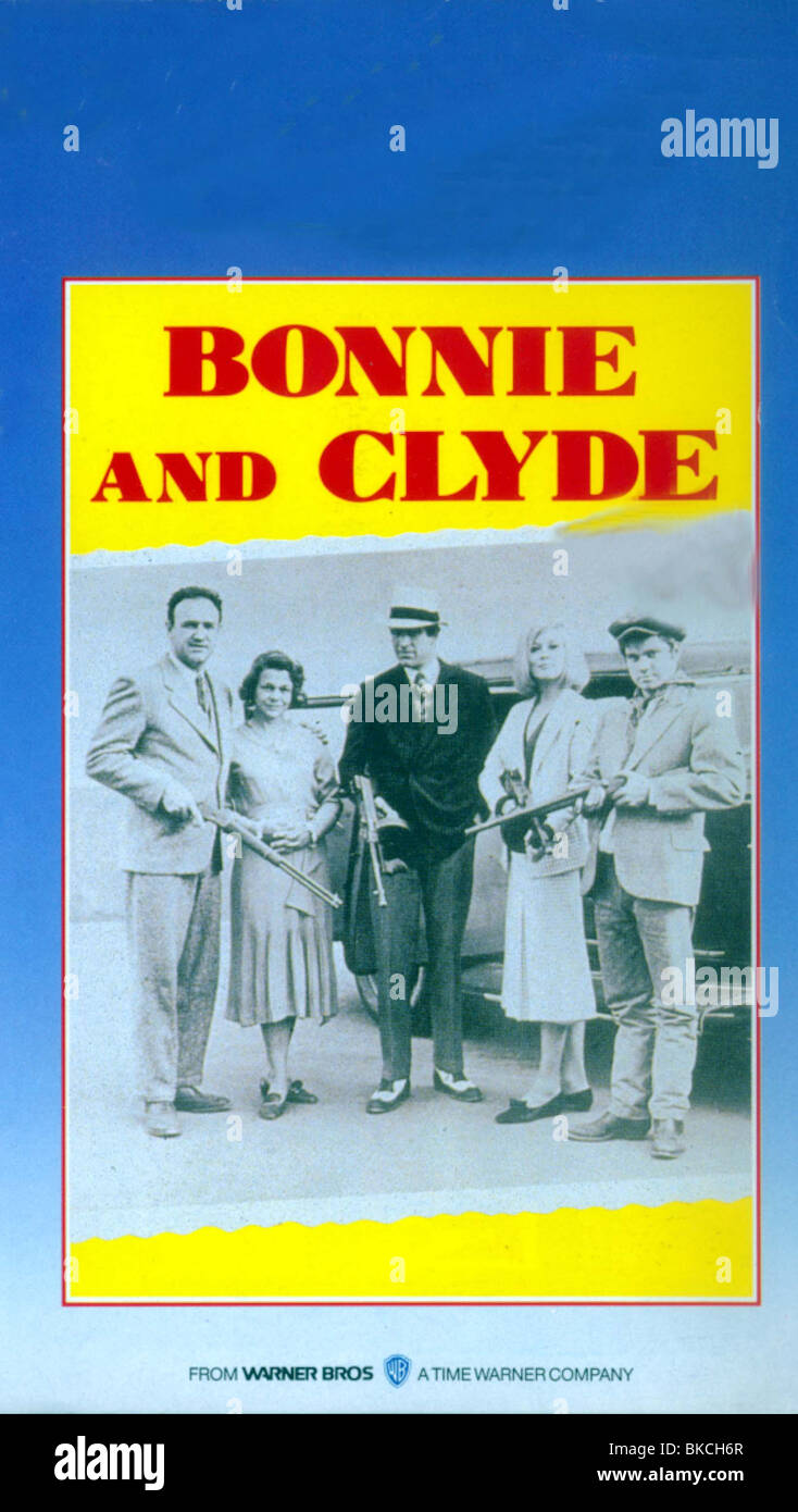 BONNIE E CLYDE -1967 POSTER Foto Stock