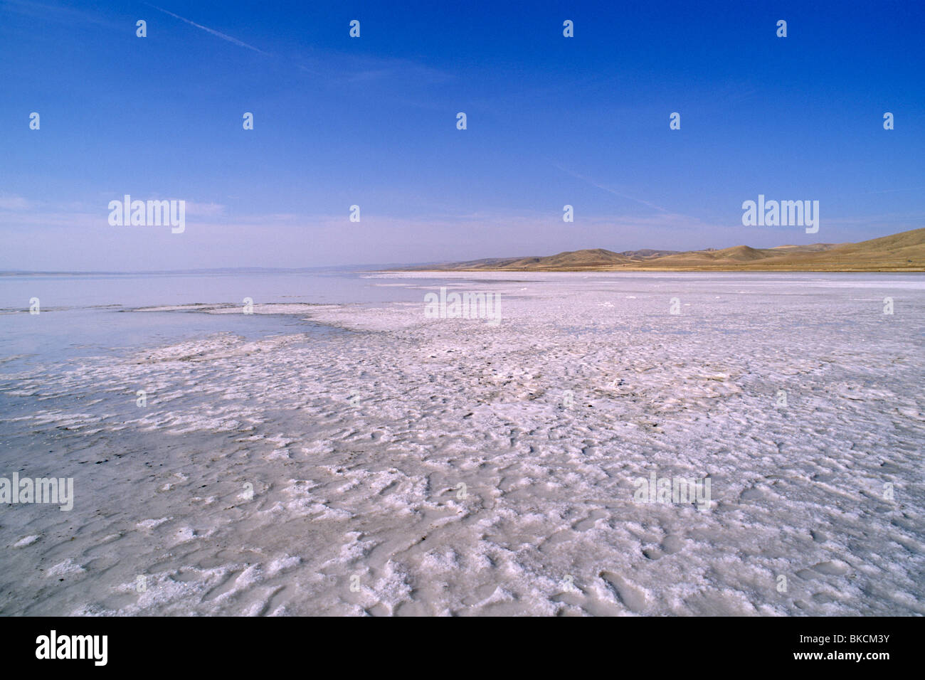 Lago salato TUZ, Turchia Foto Stock