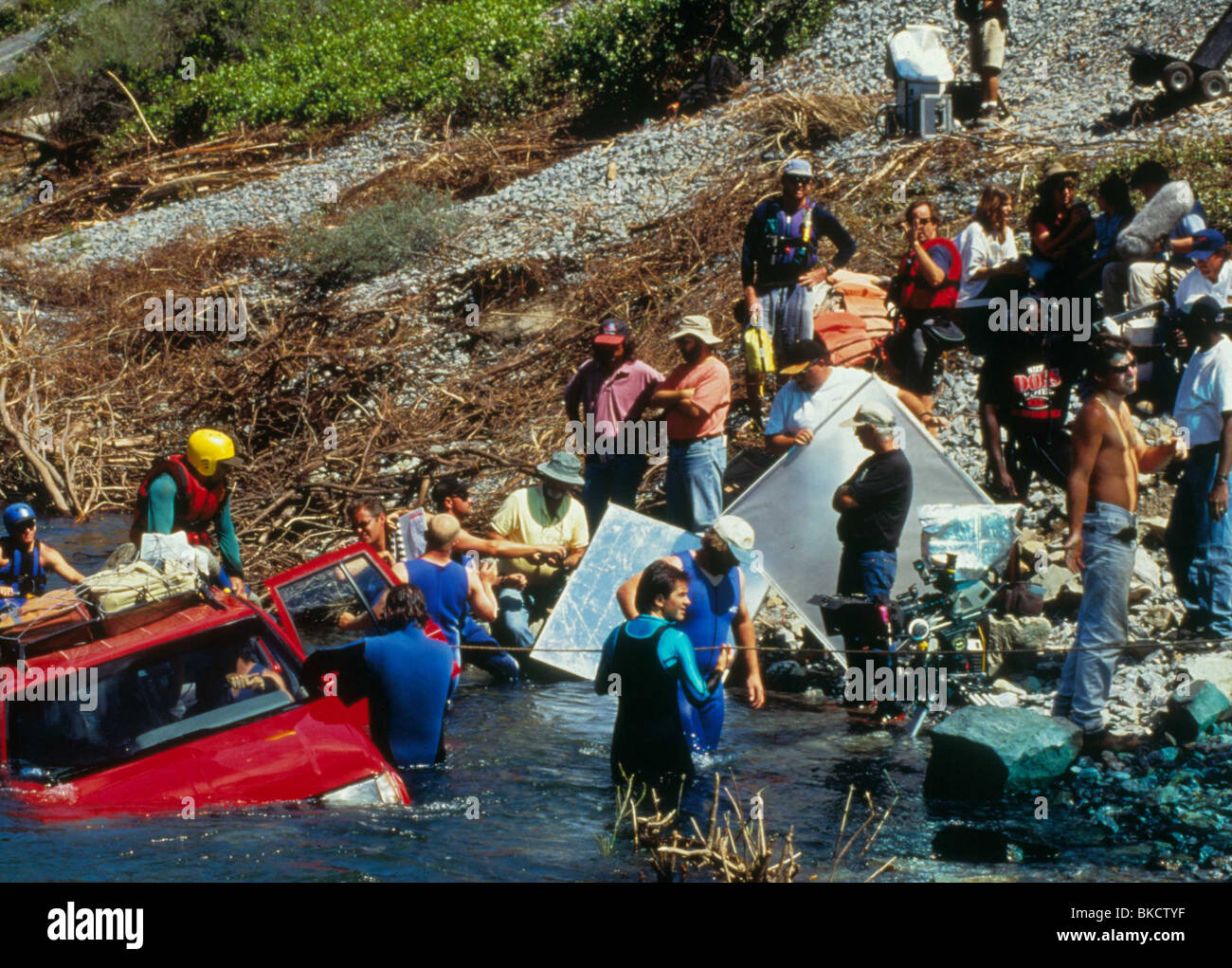 Le riprese di produzione (ALT) dietro le quinte (ALT) ubicazione (ALT) SUL SET (ALT) O/S "ripartizione" (film del 1997 017 Foto Stock