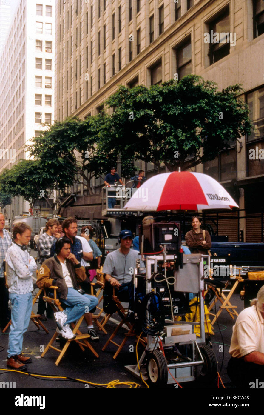 Le riprese di produzione (ALT) dietro le quinte (ALT) ubicazione (ALT) SUL SET (ALT) O/S 'Godzilla' (1998) film 234 Foto Stock