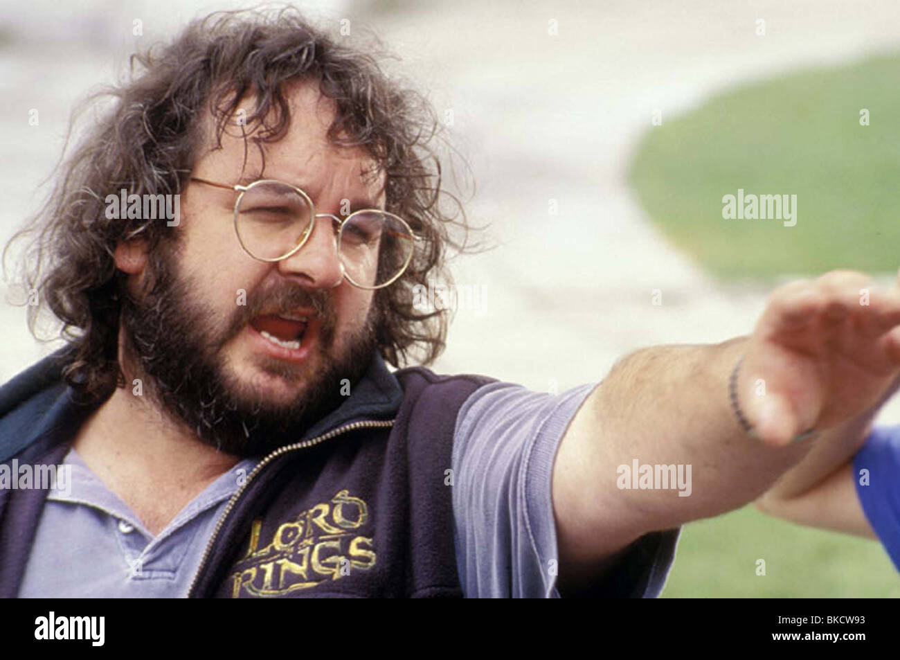 Le riprese di produzione (ALT) ubicazione (ALT) dietro le quinte (ALT) SUL SET (ALT) O/S " Il Signore degli Anelli - Il Ritorno del Foto Stock