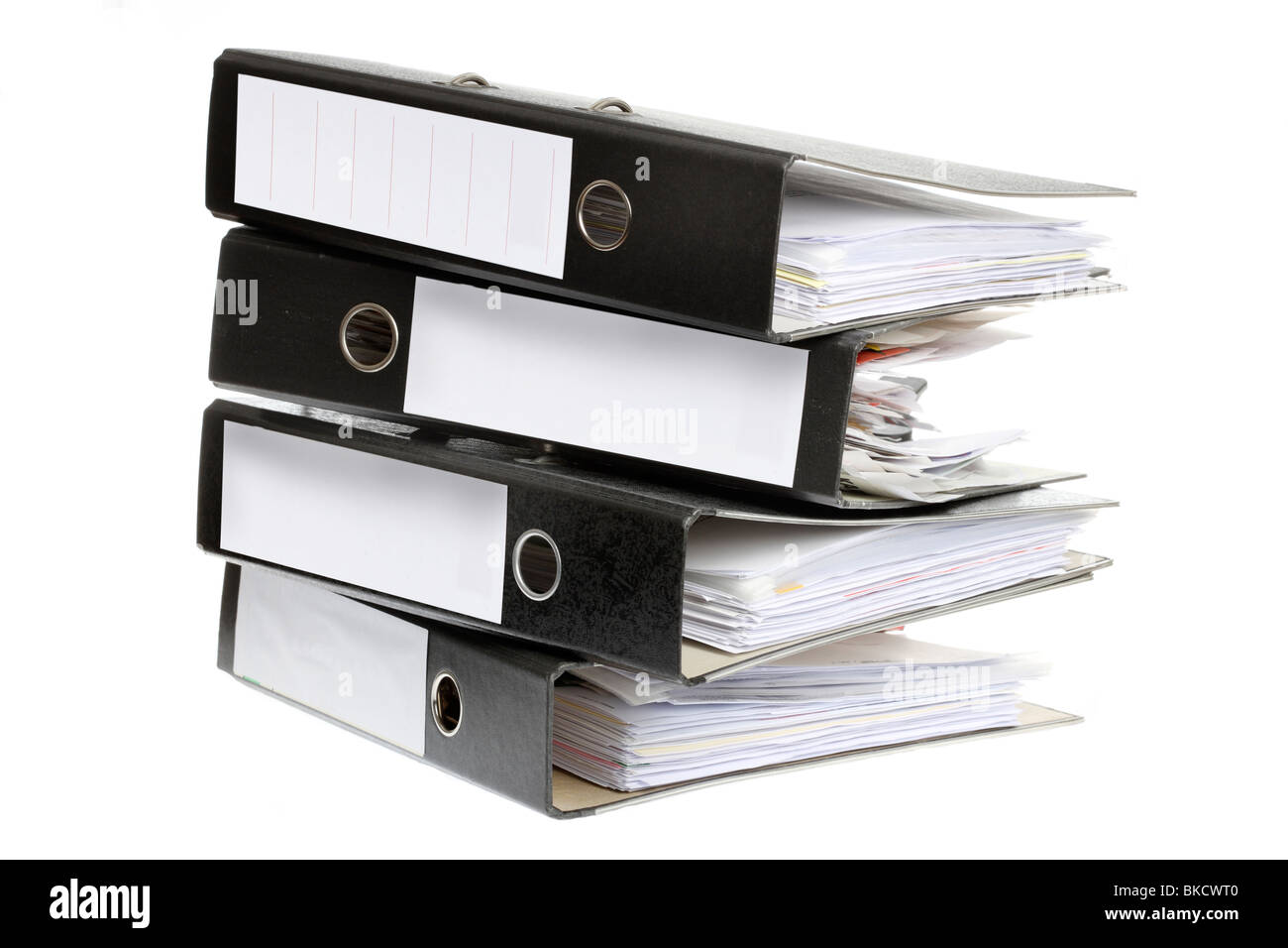 File di documento, la casella file, Forniture per uffici, documenti nella cartella di archiviazione. Foto Stock