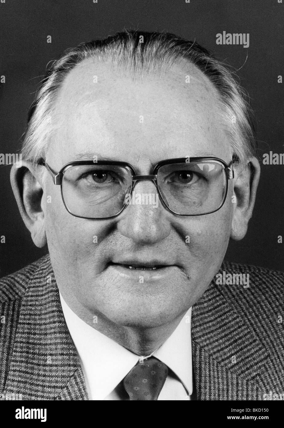 Pirkl, Fritz, 13.8.1925 - 19.8.1993, politico tedesco (CSU), membro del Parlamento europeo 24.7.1984 - 19.8.1993, portrait, 1980s, Foto Stock