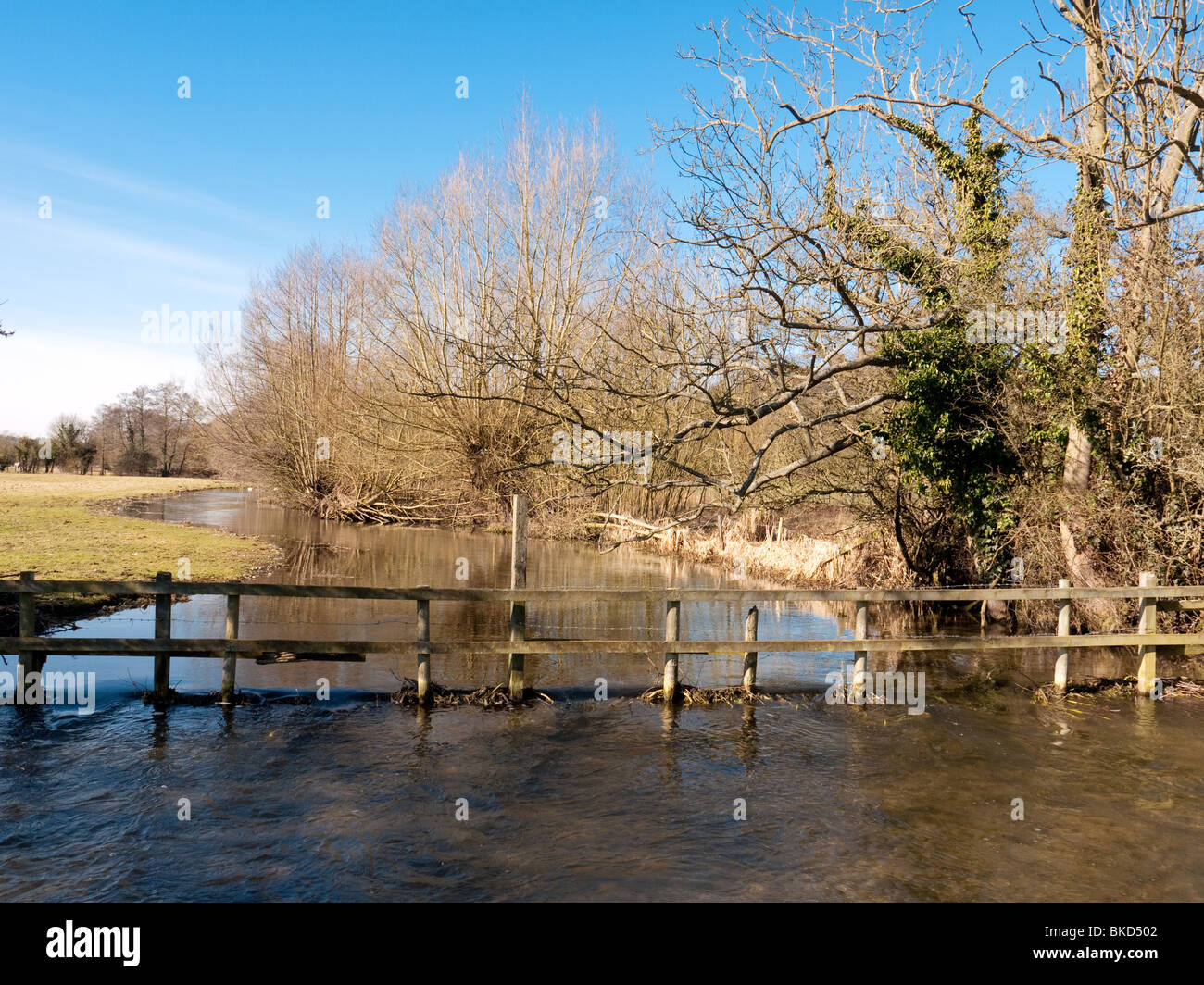 Scacchi fiume nella valle di scacchi, Bucks, Regno Unito Foto Stock