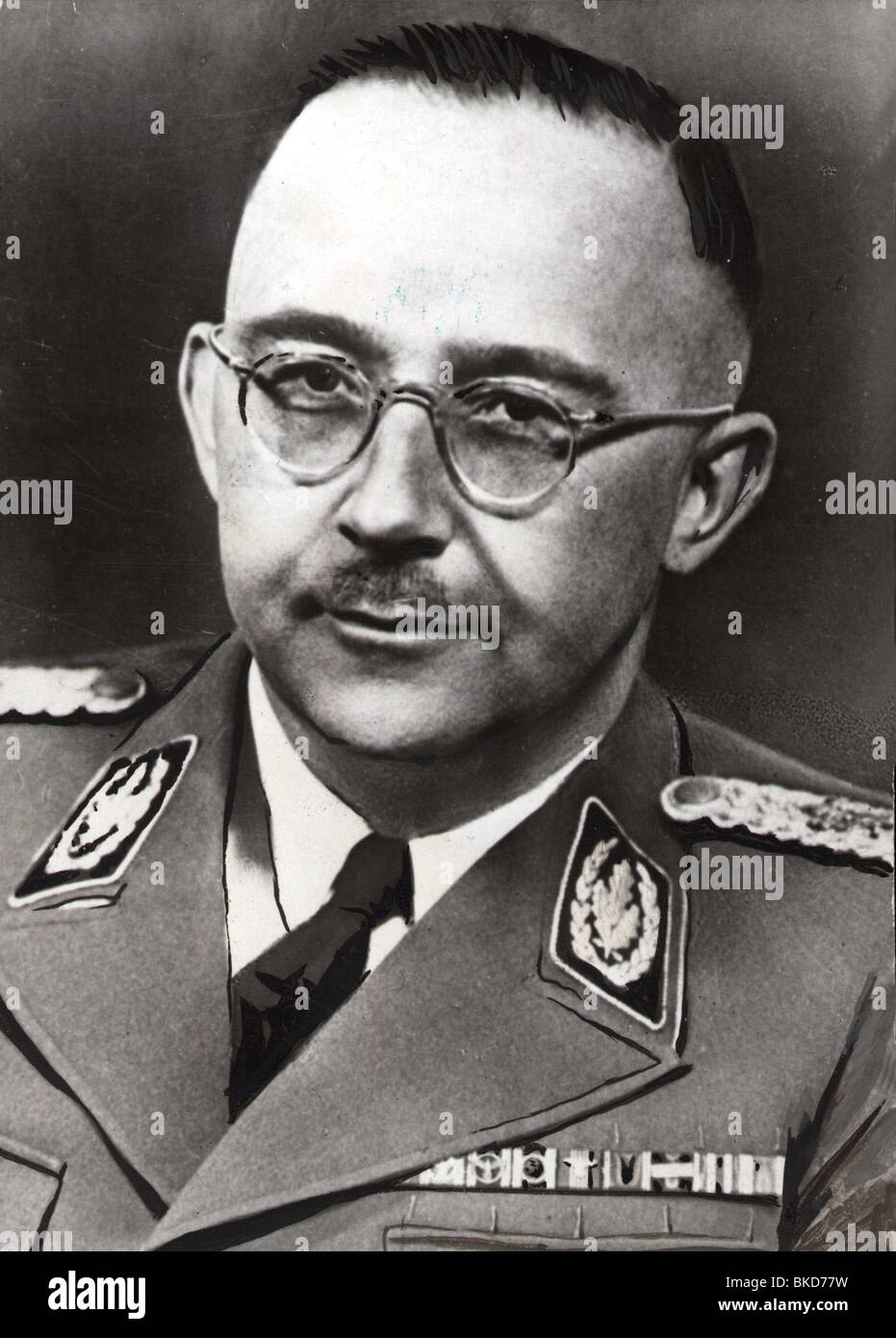 Himmler, Heinrich, 7.10.1900 - 23.5.1945, politico tedesco, Reichsfuehrer SS (Reich SS leader) 1929 - 1945, ritratto, circa 1940, Foto Stock