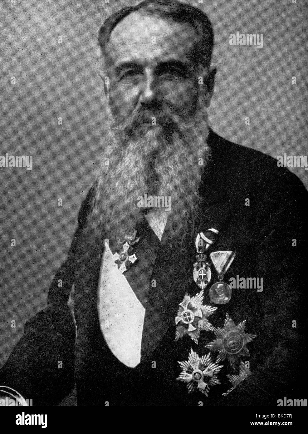 Pasic, Nikola, 1.1846 - 10.12.1926, politico serbo, ritratto, circa 1914, Foto Stock