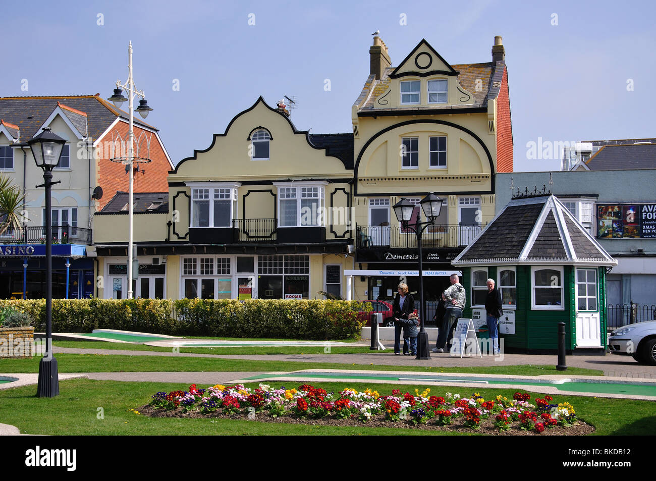 Piazza Waterloo, Bognor Regis, West Sussex, in Inghilterra, Regno Unito Foto Stock