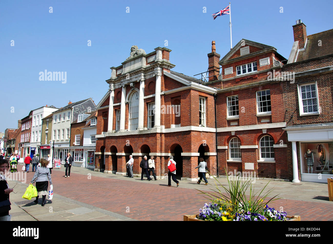 Assembly Rooms, North Street, Chichester, West Sussex, in Inghilterra, Regno Unito Foto Stock