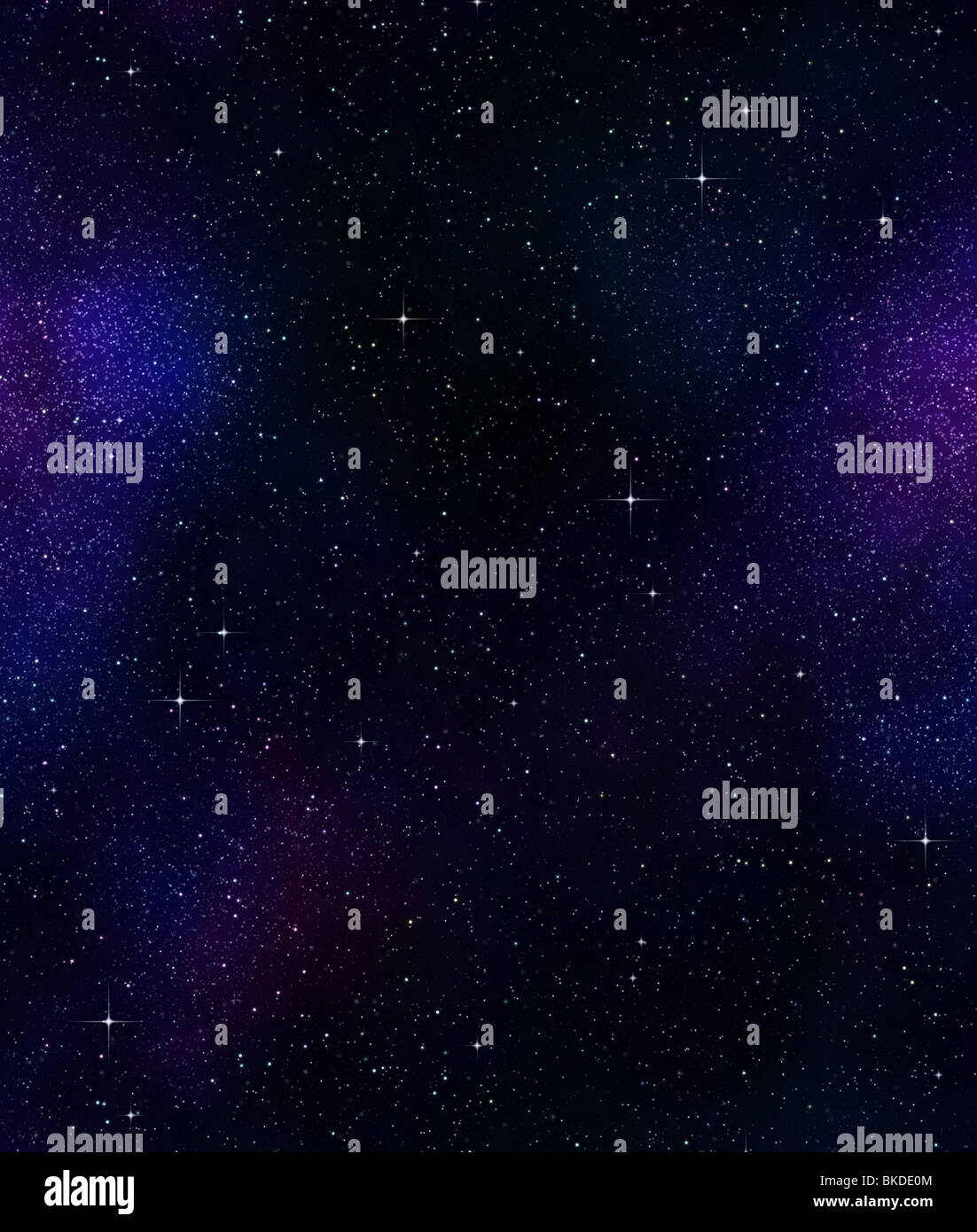 Grande immagine di spazio o di un cielo stellato Foto Stock