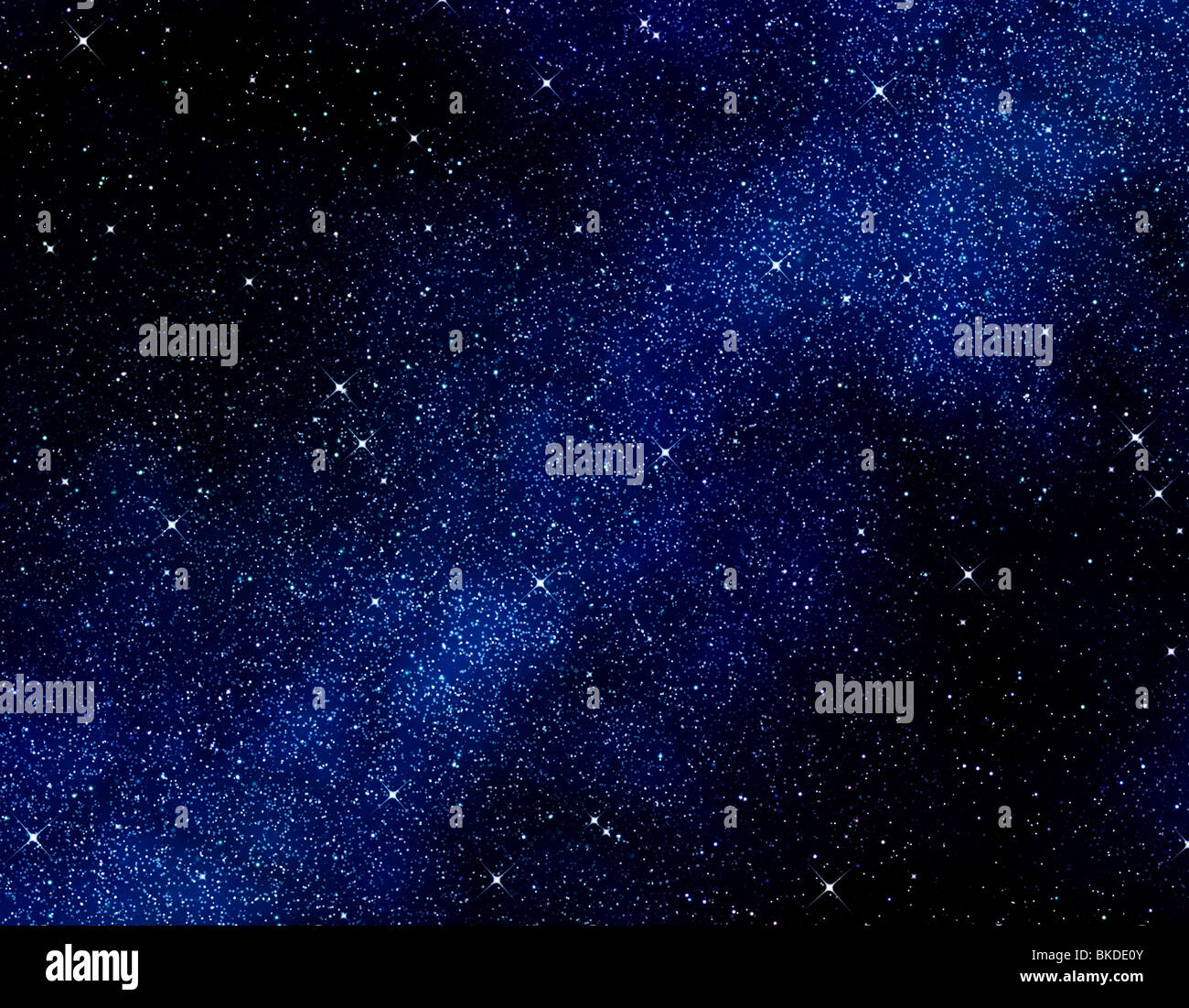 Grande immagine di spazio o di un cielo stellato Foto Stock
