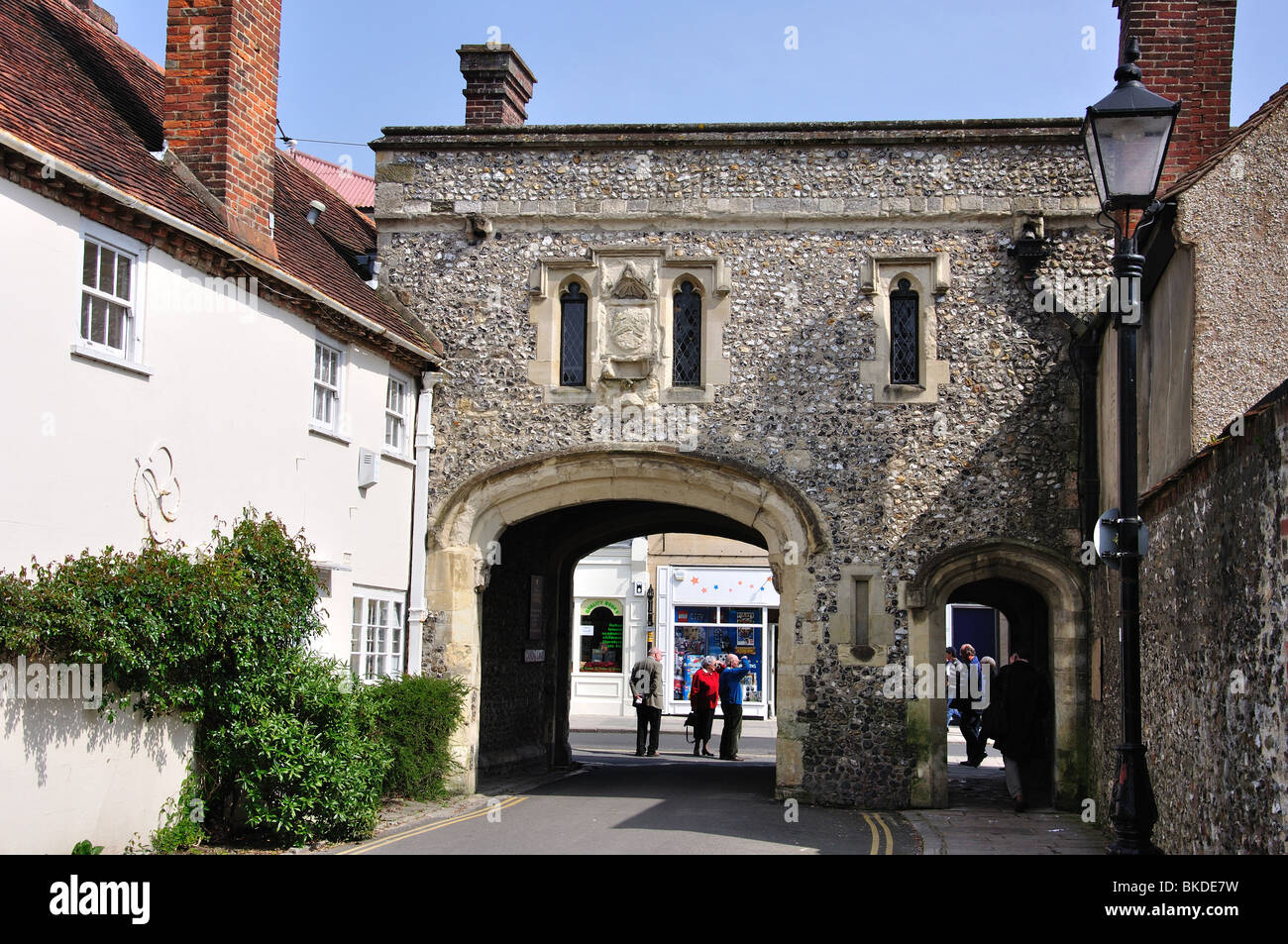 Canon Porta, Chichester, West Sussex, in Inghilterra, Regno Unito Foto Stock
