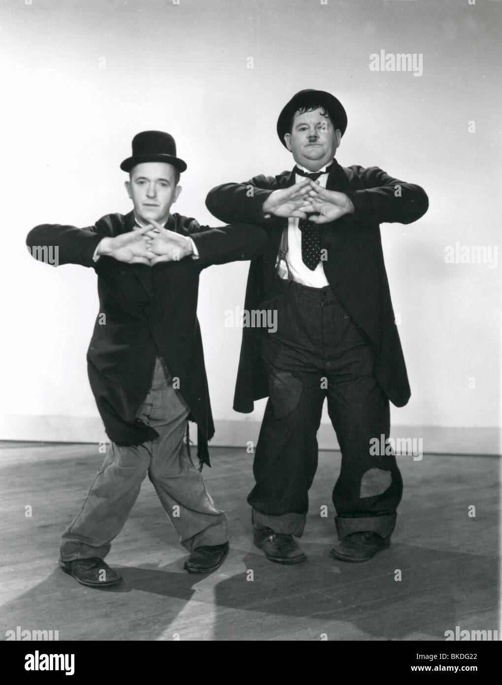 LAUREL E HARDY Laurel e Hardy (ALT) Stan Laurel e Oliver Hardy LAH 001P Foto Stock