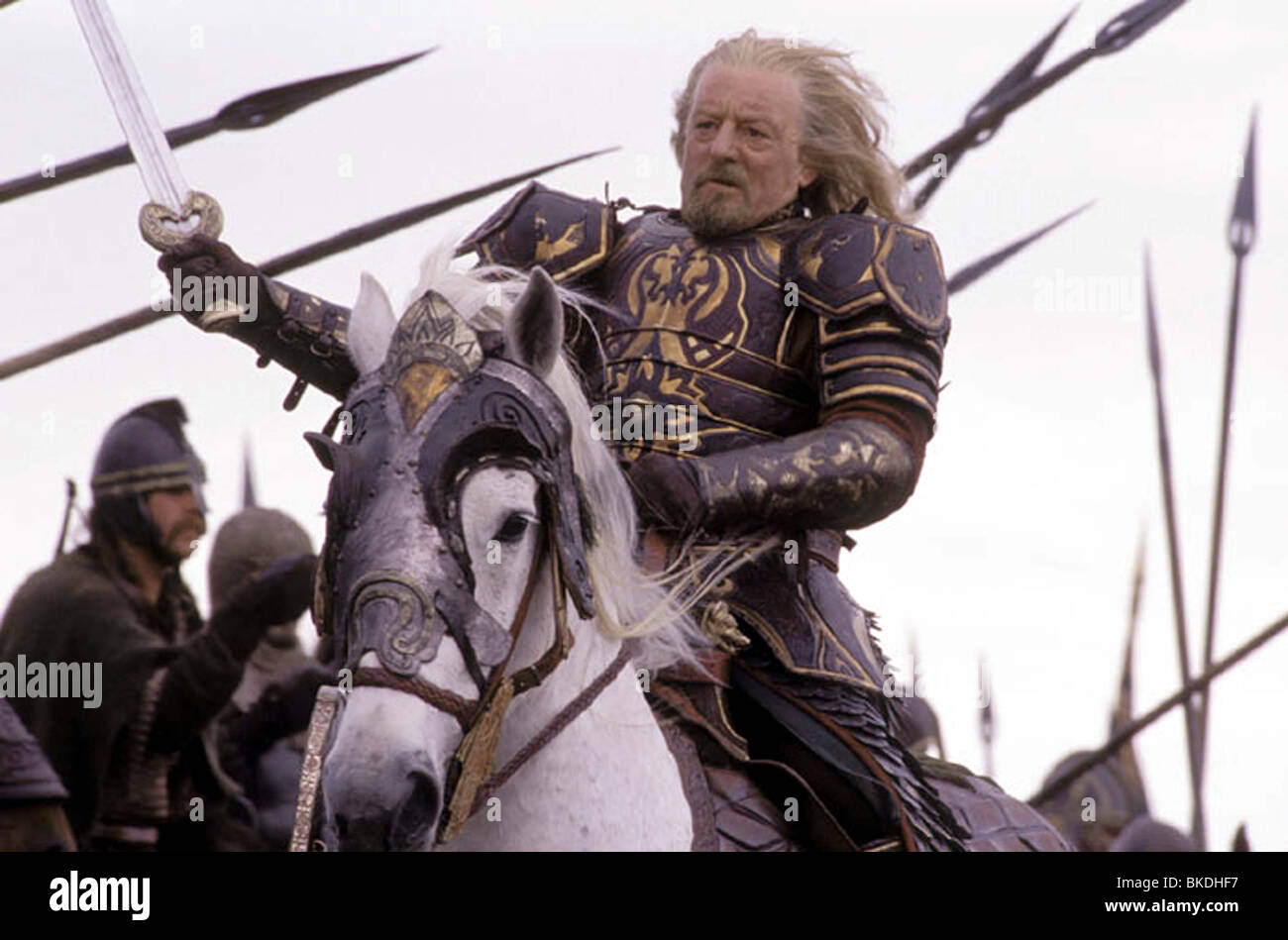 Il Signore degli Anelli - Il Ritorno del Re (2003) BERNARD HILL, ROTK THEODEN 001-009 Foto Stock