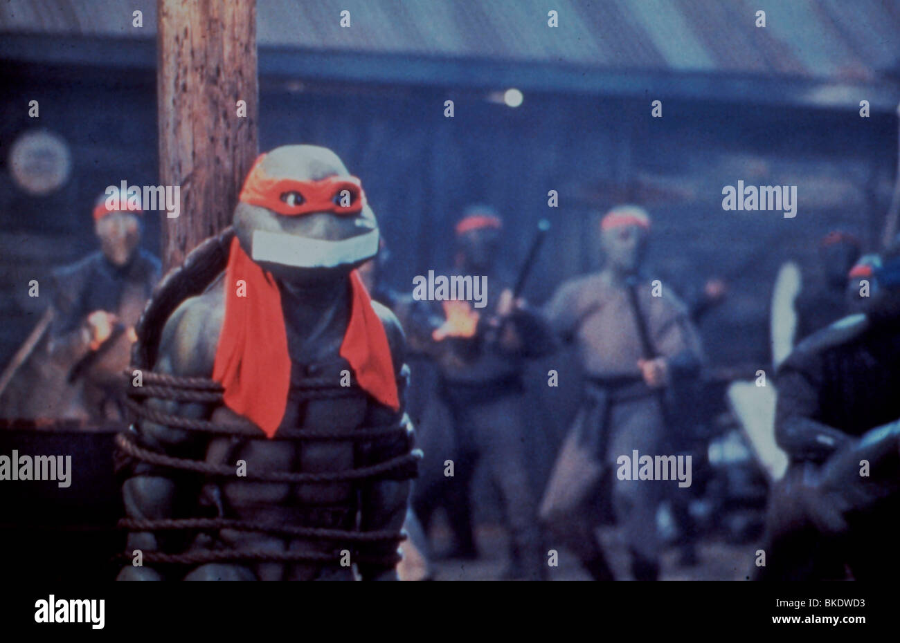 TEENAGE Mutant Ninja tartarughe 2: IL SEGRETO DI OOZE (1991) TM2 002 Foto Stock