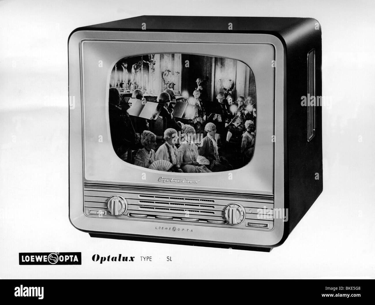 Trasmissione, televisione, televisore, Loewe Opta Optalux Type SL, 1950s, , Foto Stock