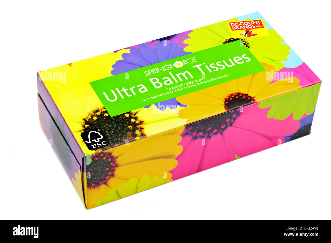 Casella di FSC Sringforce Ultra balsamo 3 tessuti di tela Foto Stock