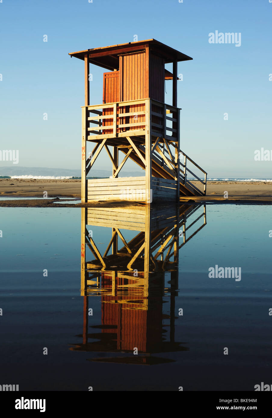 Torretta del bagnino Foto Stock