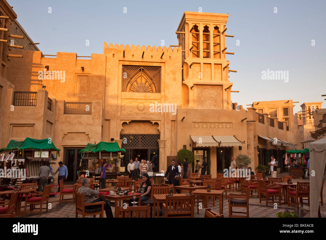 Medinat Jumeirah, Arabian Court, Dubai, Emirati Arabi Uniti Foto Stock