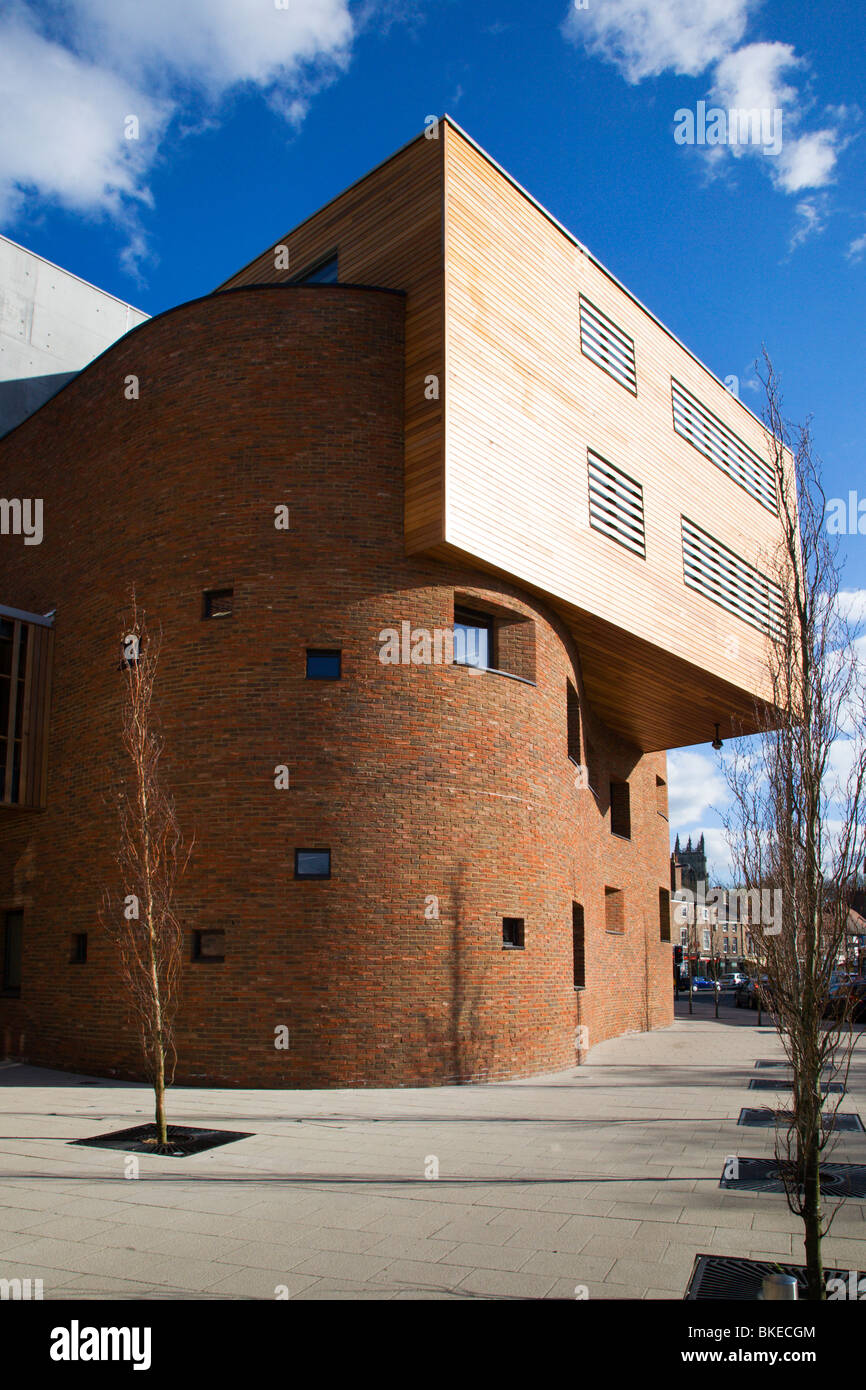 De Corte grigio York St John University York Yorkshire Regno Unito Foto Stock