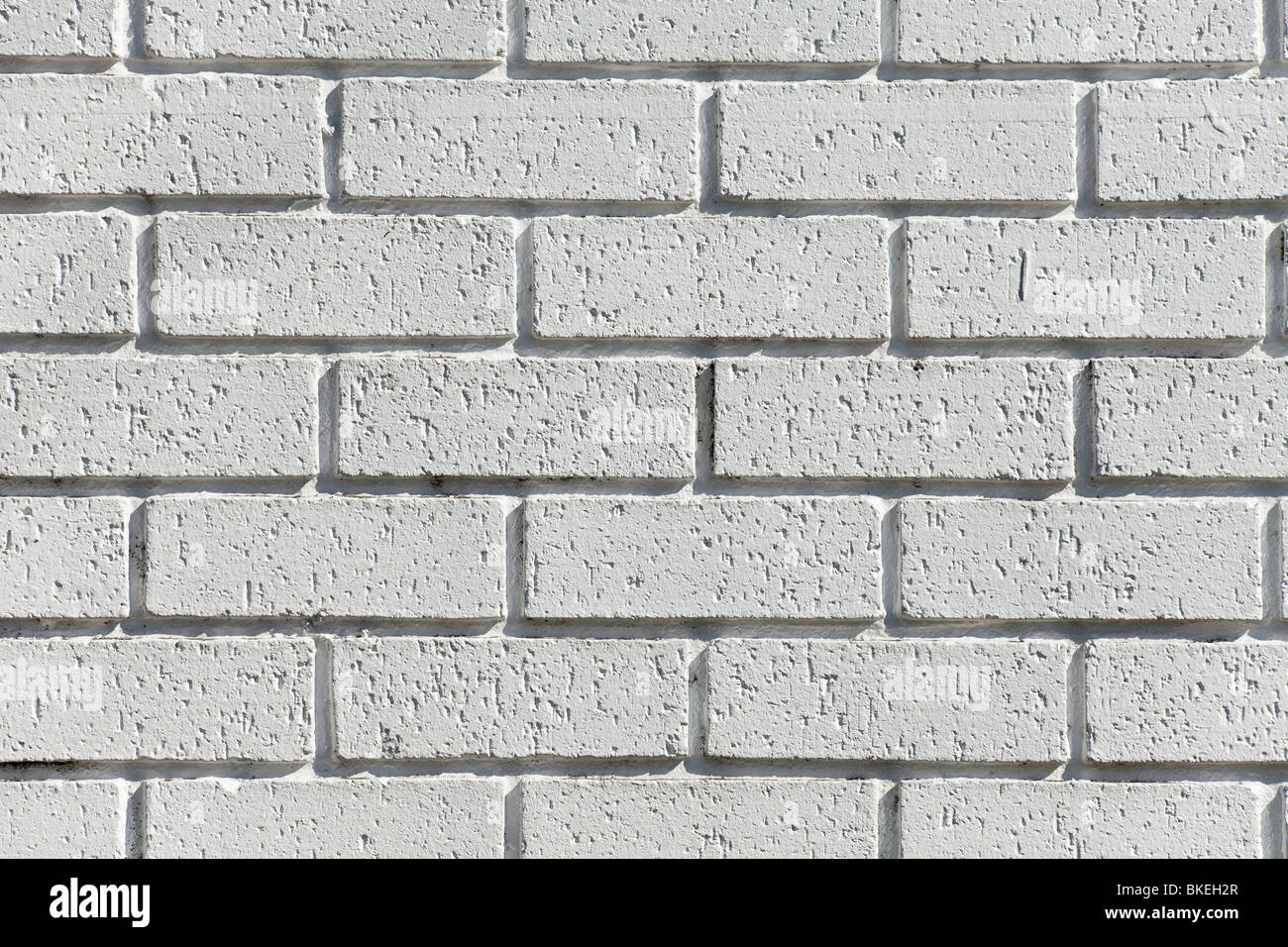 Bianco parete di mattoni per lo sfondo Foto Stock