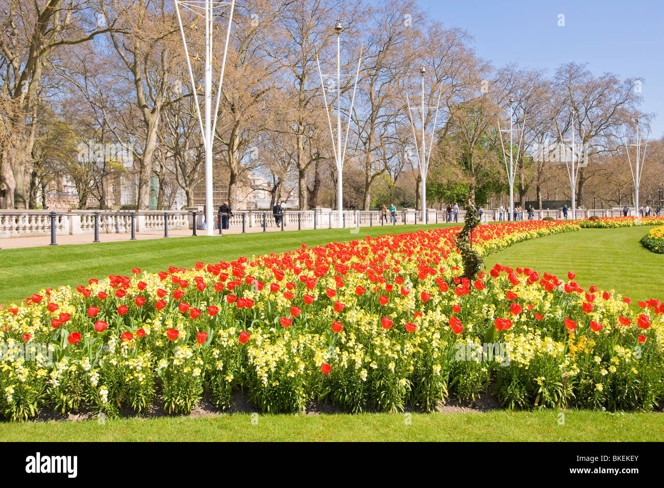 Victoria Memorial Gardens, London, Regno Unito Foto Stock