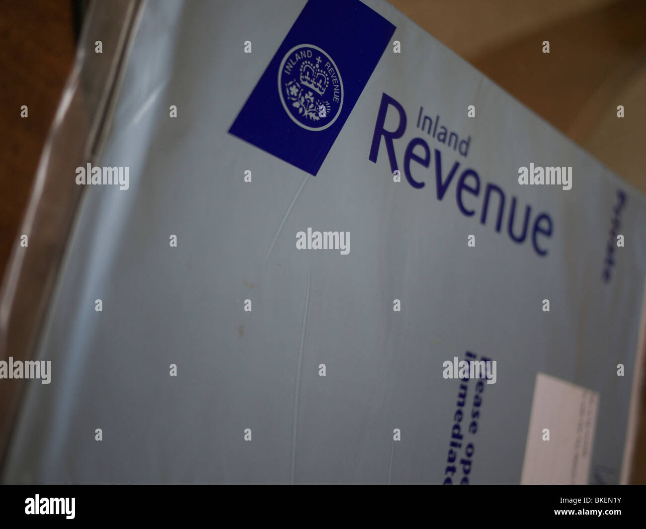L Inland Revenue dichiarazioni dei redditi forme. Inghilterra, Regno Unito Foto Stock
