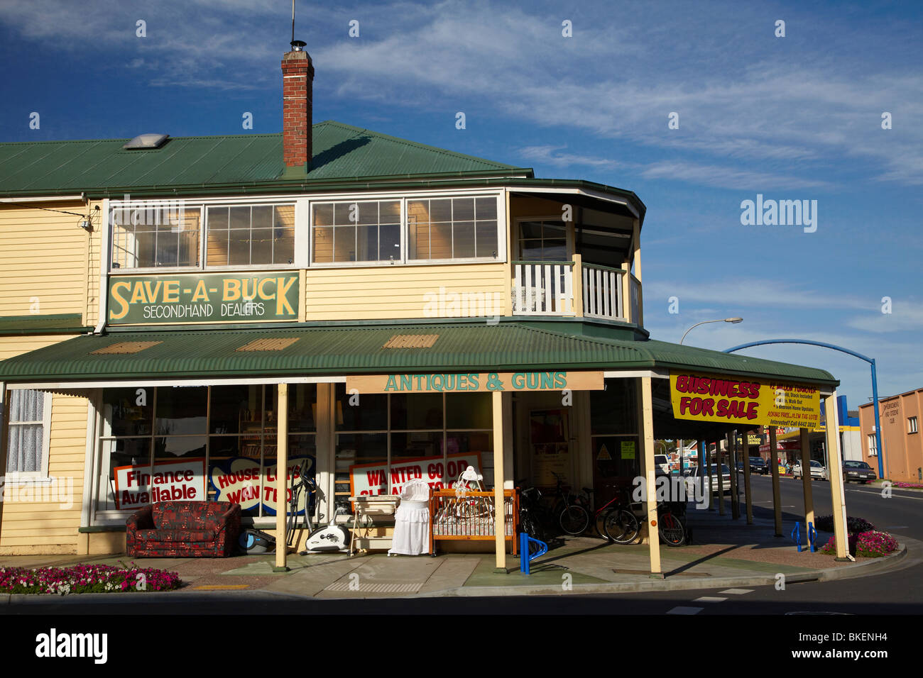 Autobazar, Wynyard, North Western Tasmania, Australia Foto Stock