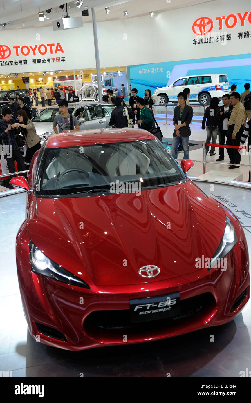 Toyota FT-86 concept car a Pechino Auto Show 2010. Foto Stock