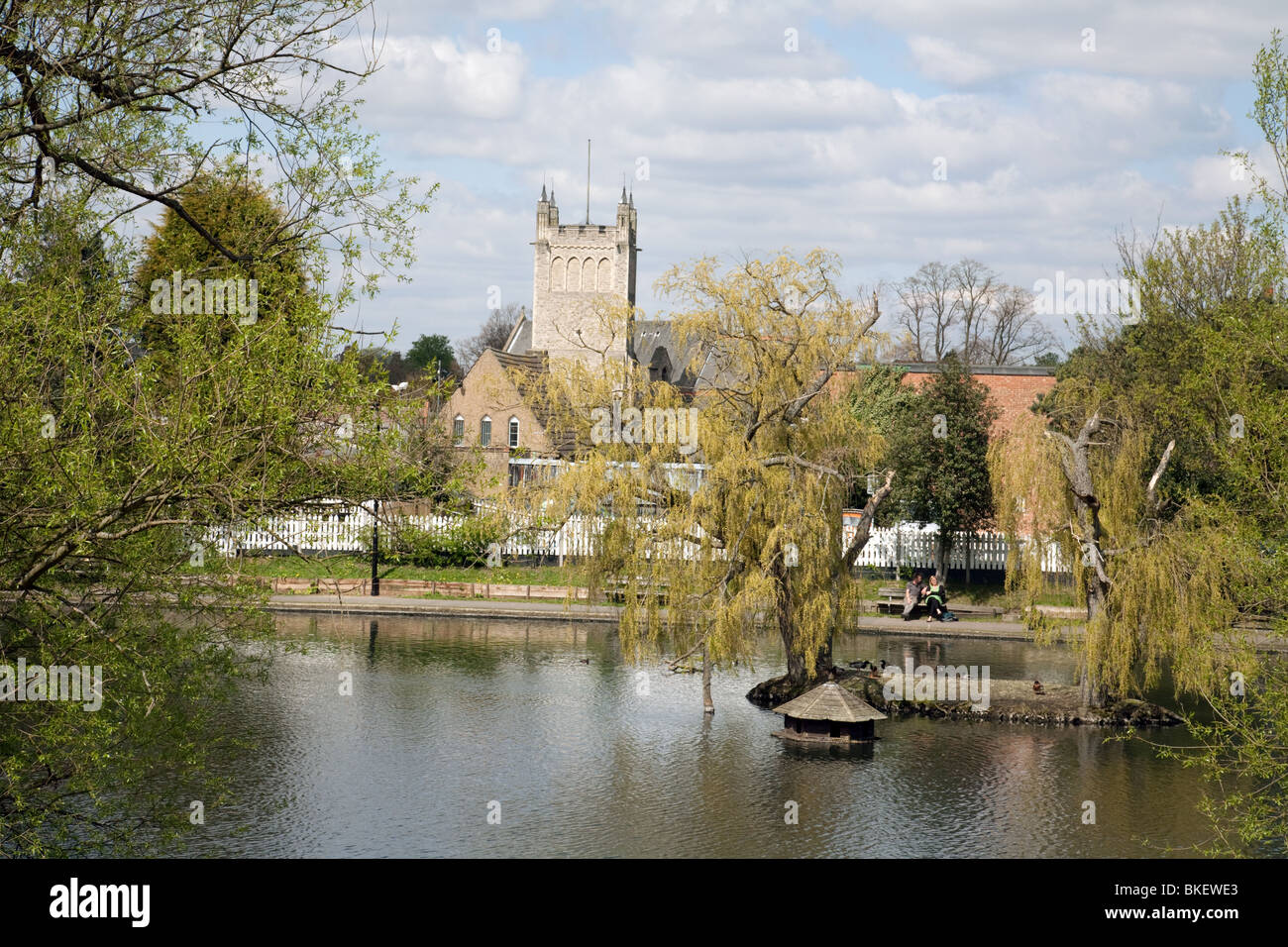 Chislehurst stagni e comune, a sud-est di Londra, Regno Unito Foto Stock