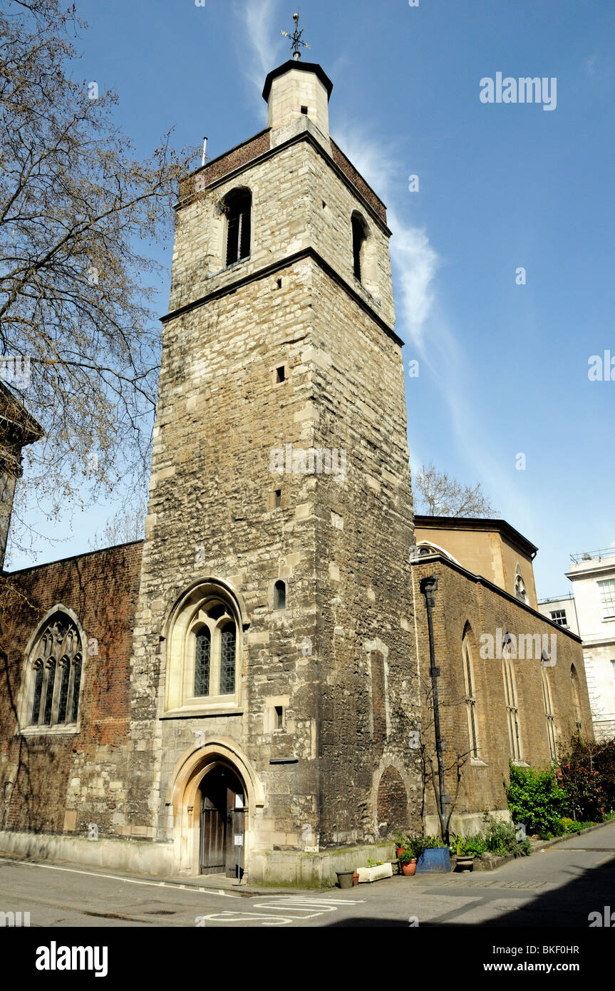 Chiesa di San San Bartolomeo il meno Gate Smithfield San Bartolomeo's Hospital West Smithfield City di Londra Inghilterra REGNO UNITO Foto Stock