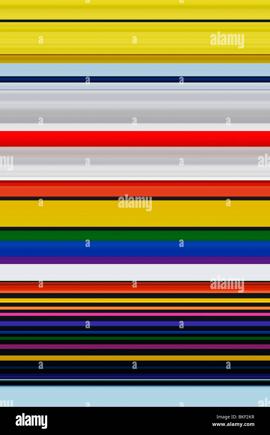 Multicolore pattern a strisce. Predisposto digitalmente da una fotografia Foto Stock