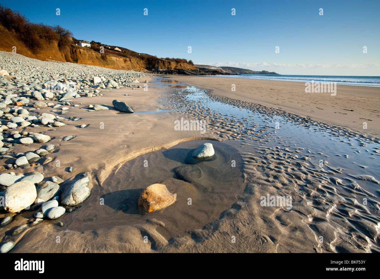 Perranuthnoe Beach, Cornwall Inghilterra REGNO UNITO Foto Stock