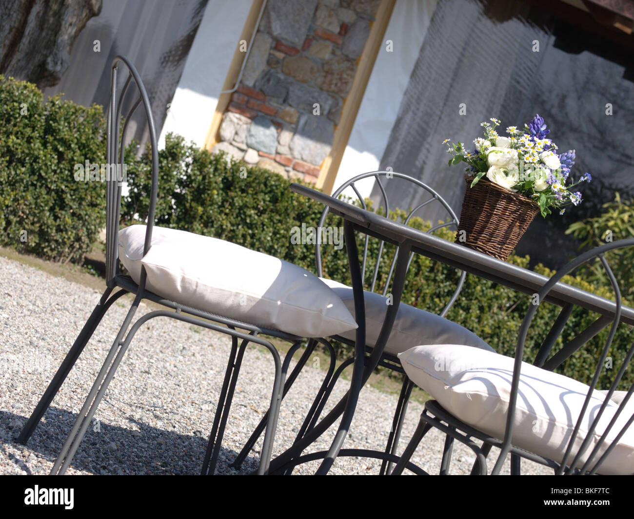 Giardino all'italiana Foto Stock