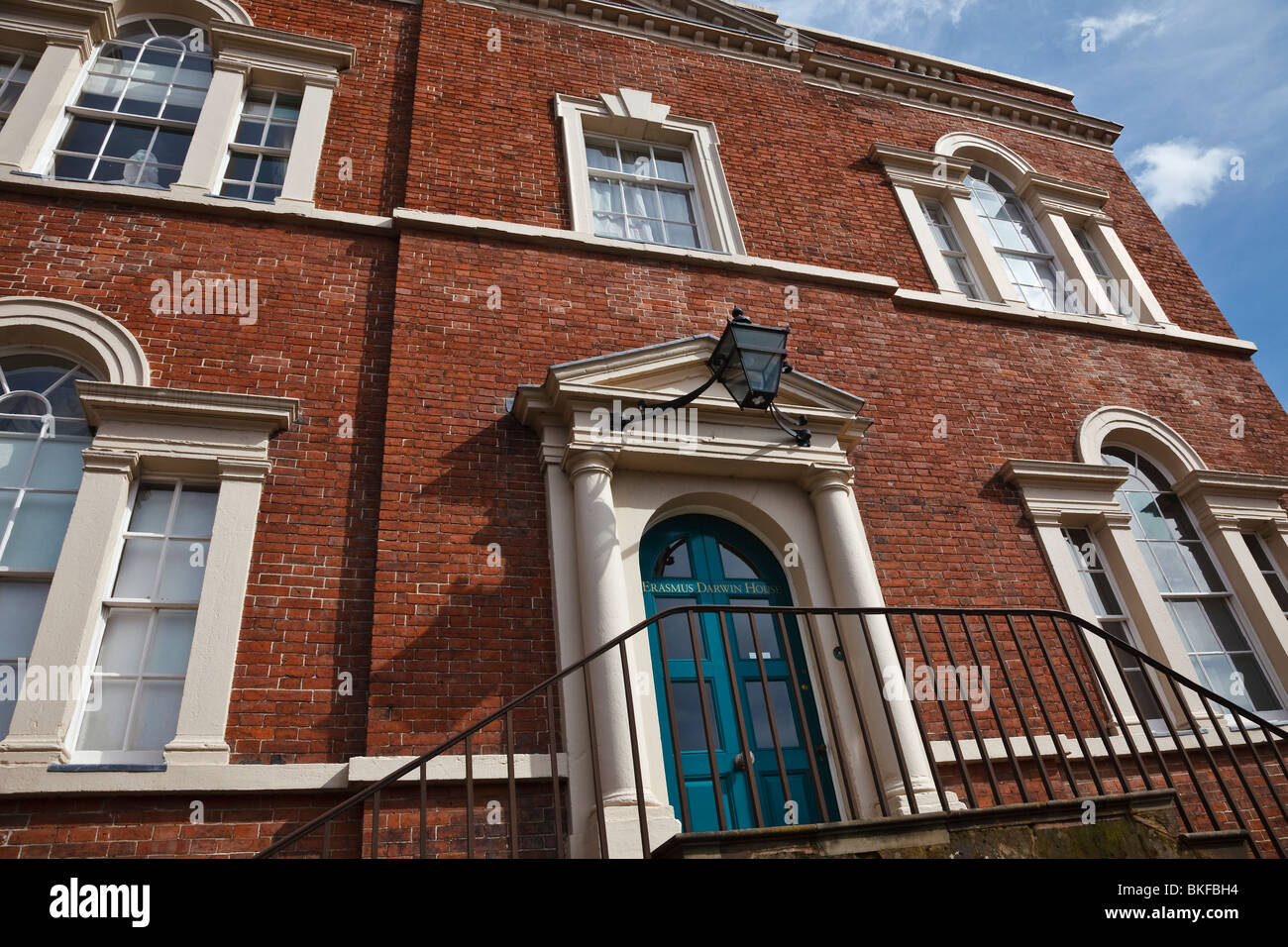 Erasmus Darwin House, Lichfield. Foto Stock