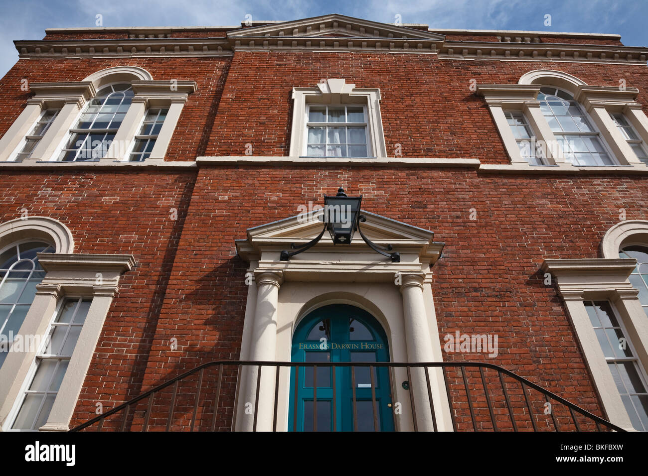 Erasmus Darwin House, Lichfield. Foto Stock