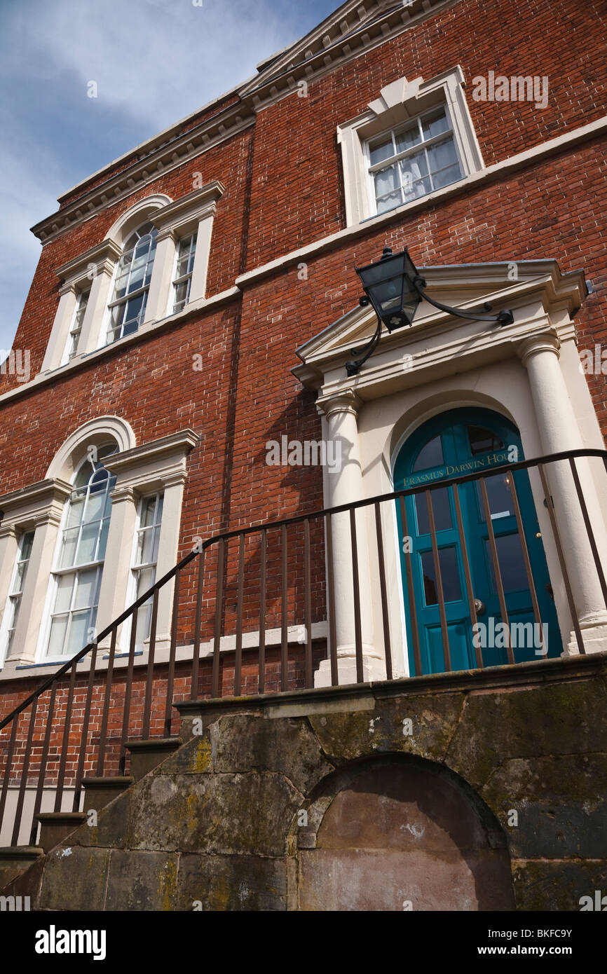 Erasmus Darwin House, Lichfield. Foto Stock