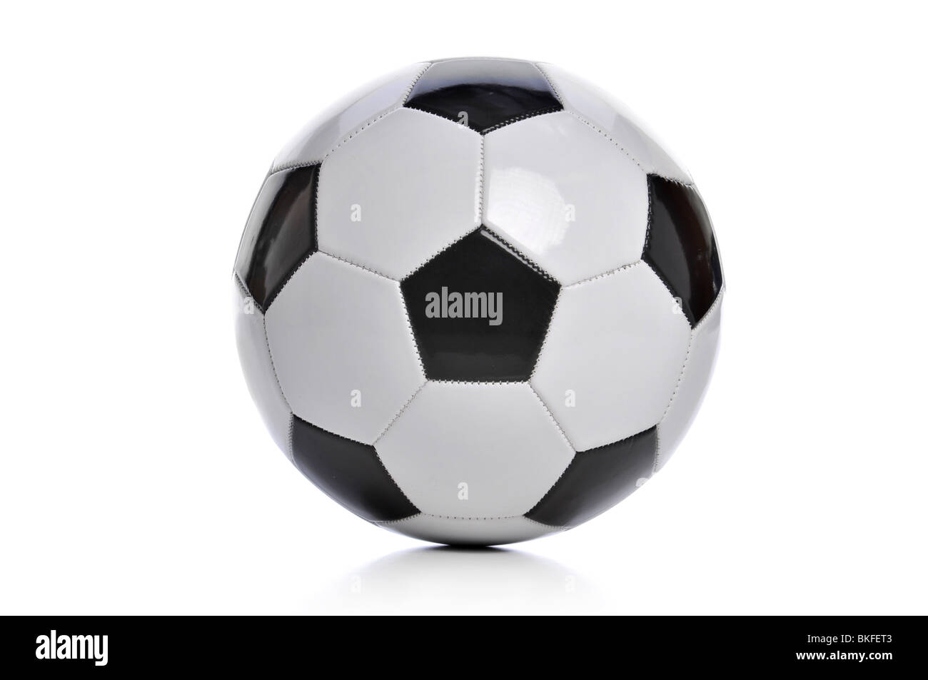 Il calcio isolati su sfondo bianco Foto Stock