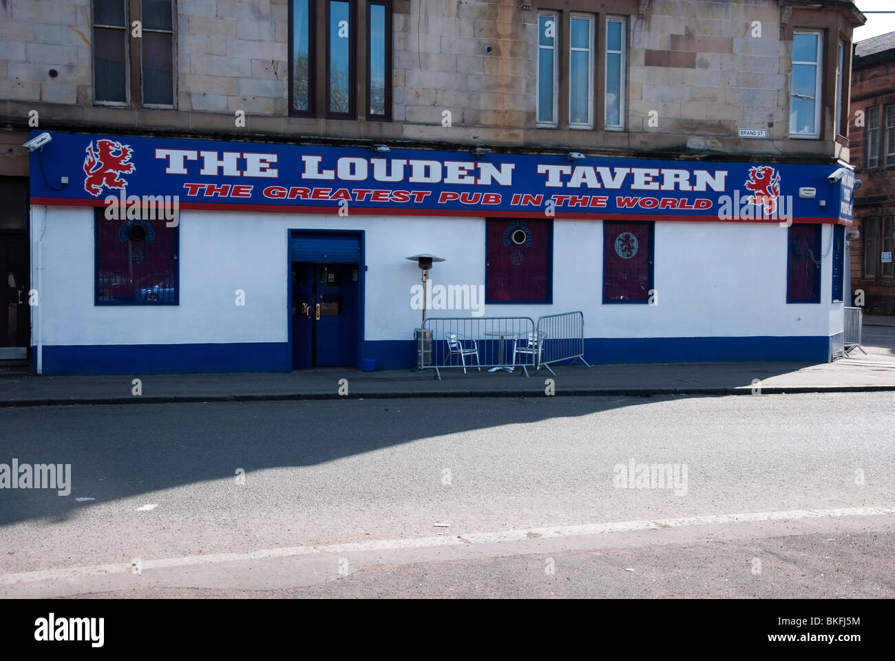 La Taverna Louden Harvie Street Ibrox Glasgow Scozia Scotland Foto Stock