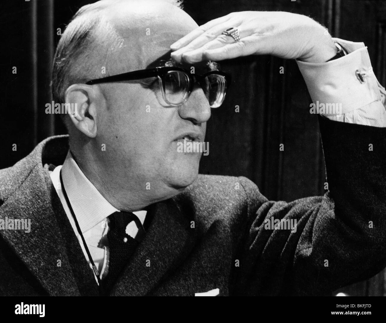 Hallstein, Walter, 17.11.1901 - 29.3.1982, giurista e politico tedesco (CDU), presidente della Commissione europea 1958 - 1967, ritratto, circa 1960, Foto Stock