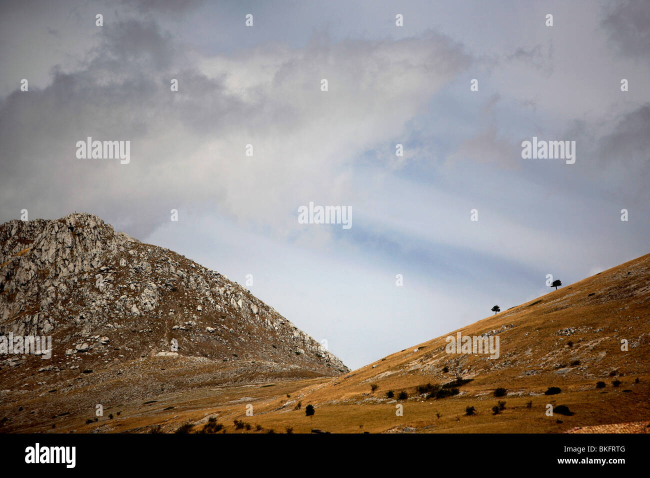 Le colline di Abruzzo, Italia Foto Stock