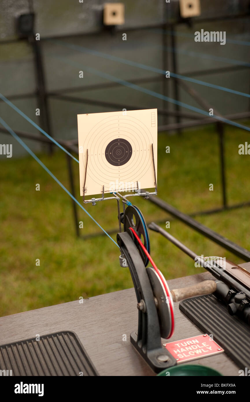Air Rifle bersaglio Foto Stock