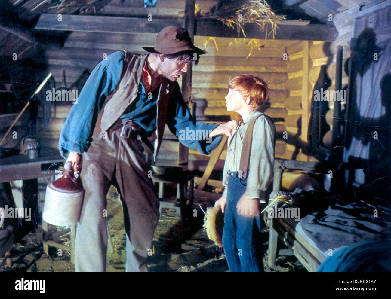 Le avventure di Huckleberry Finn (1960) NEVILLE BRAND, EDDIE HODGES HBYF 007 Foto Stock