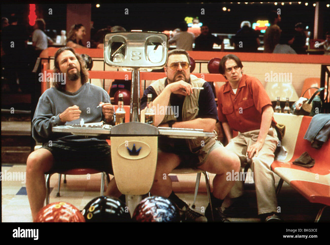 Il grande Lebowski (1998) Jeff Bridges, John Goodman, Steve Buscemi BLKI 040 Foto Stock