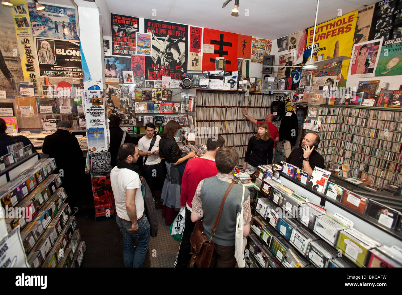 Rough Trade shop record, Talbot Road, Londra, Inghilterra. Foto Stock