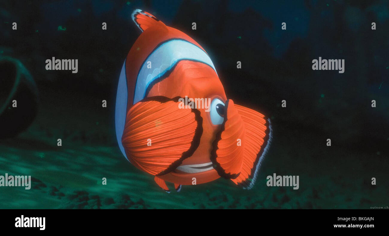 Alla ricerca di Nemo (2003) ANIMAZIONE DISNEY CREDITO FINN 001-10 Foto Stock