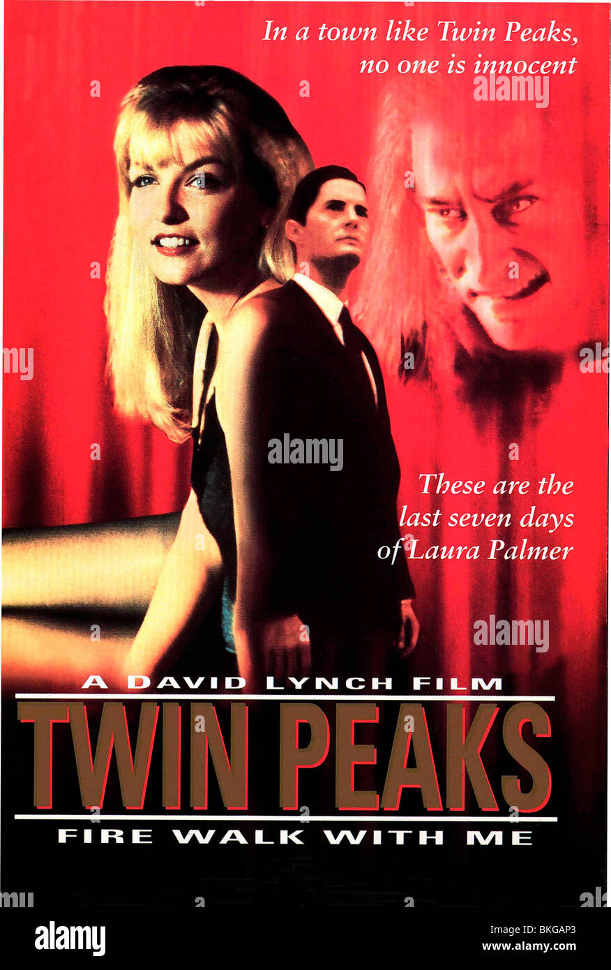 TWIN peaks: fuoco cammina con me (1992) POSTER FWW 002 VS Foto Stock