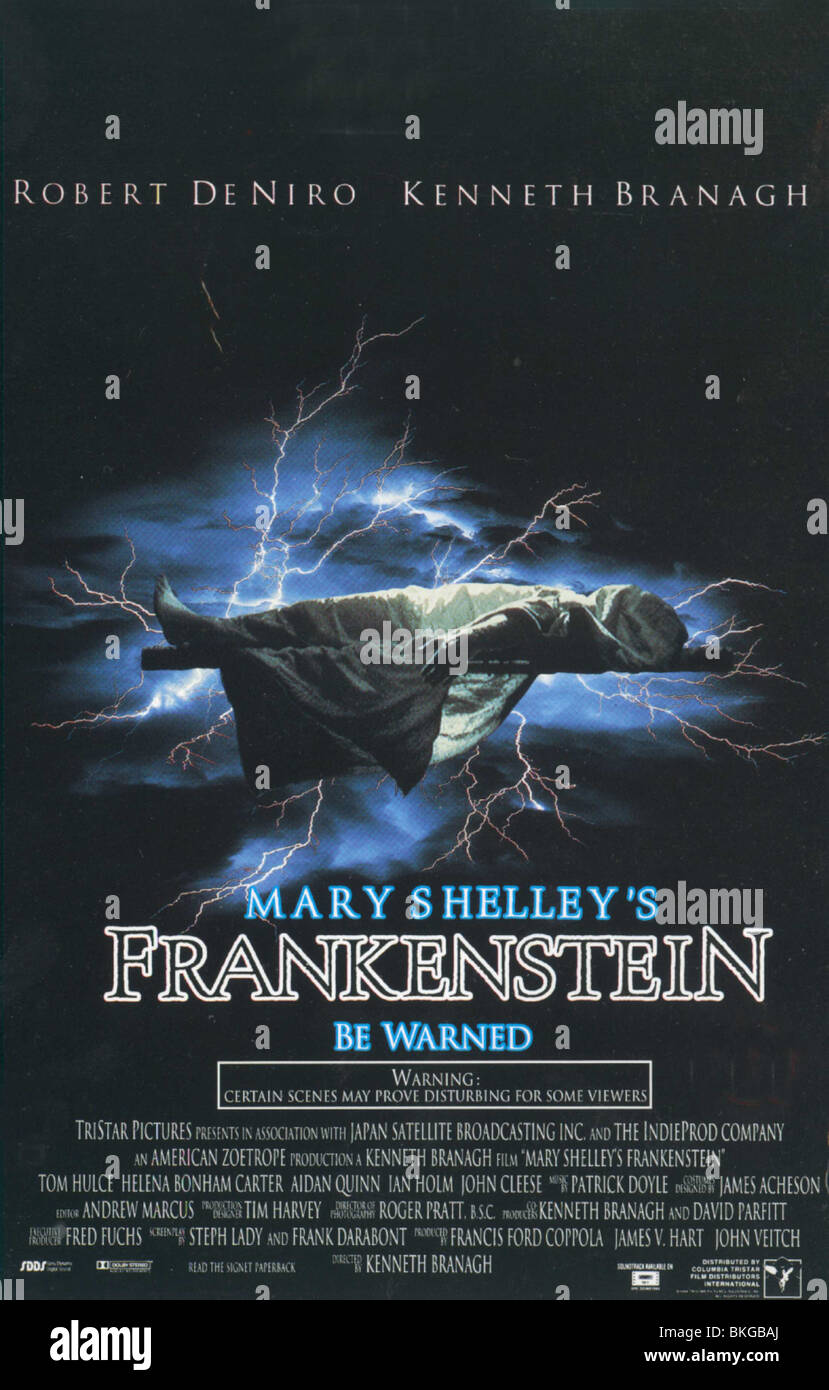 MARY SHELLEY'S Frankenstein (1994) POSTER FKSN 001-B-VS Foto Stock