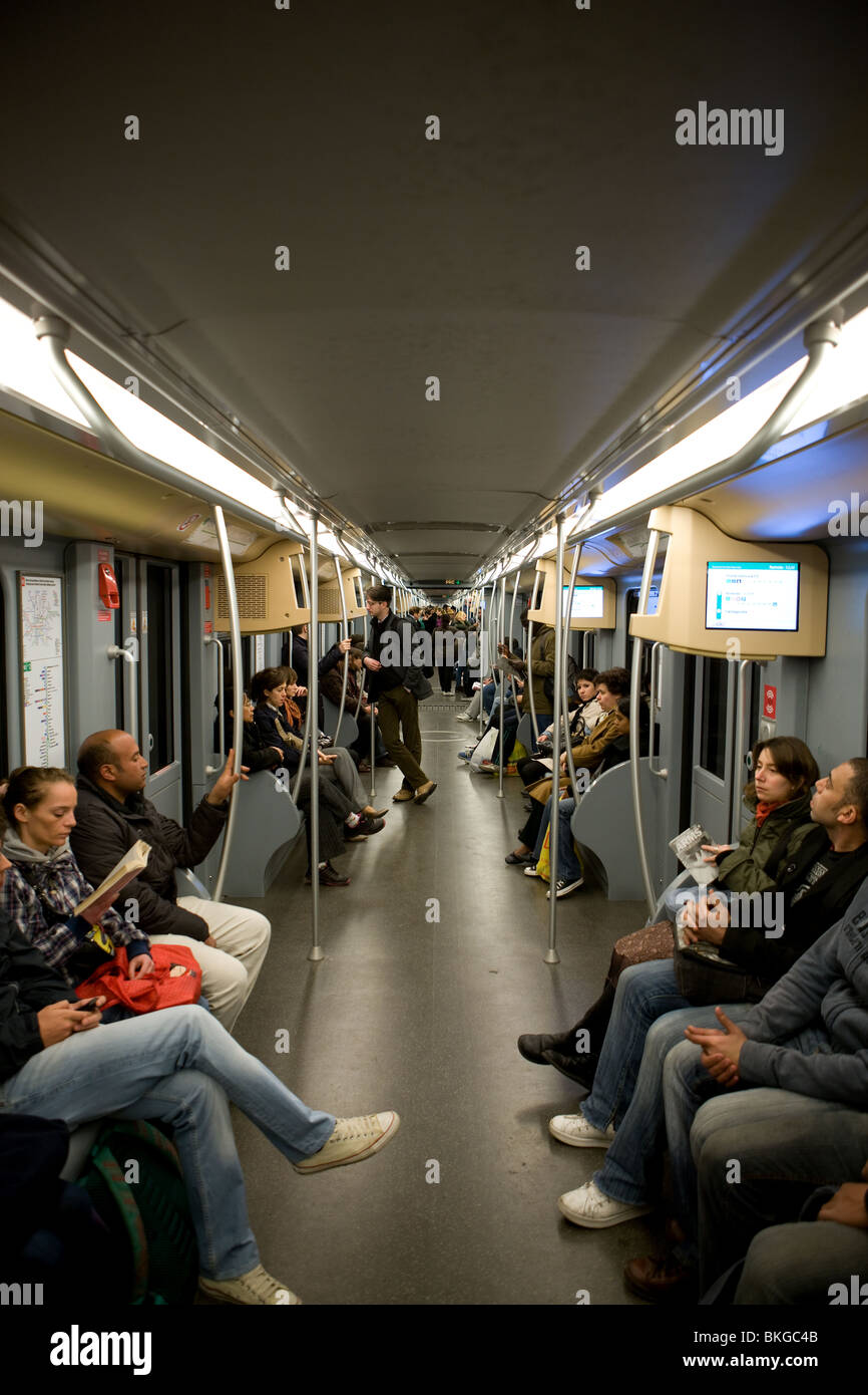 L'Italia, Milano, metro Foto Stock