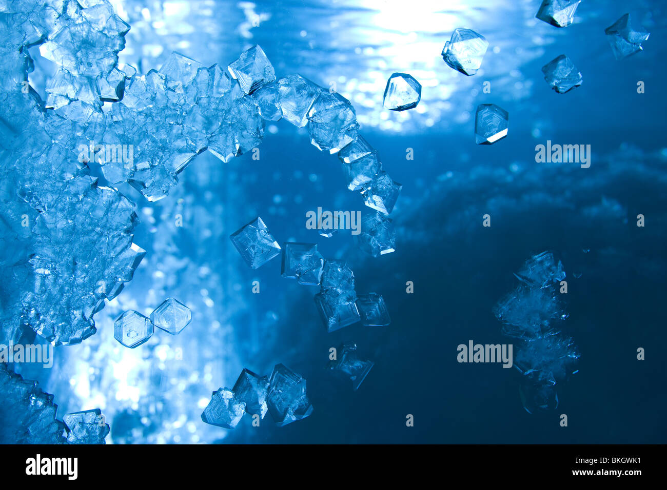 acqua di ghiaccio Foto Stock