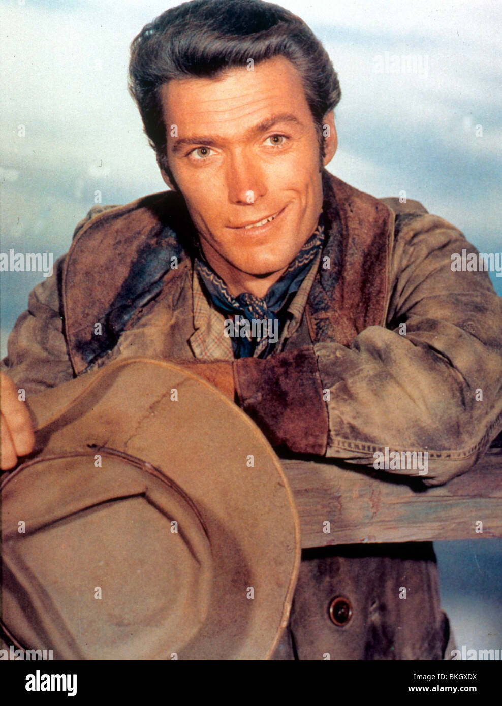 RAWHIDE (TV) Clint Eastwood Foto Stock